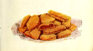 vintage meat pies illustration