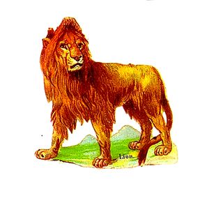 vintage lion 2 scrap