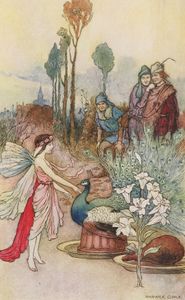 Instead of Crust a Peacock Pie 1920 Warwick Goble