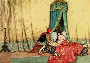 A Young Girl of Wonderous Beauty Warwick Goble