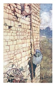 The Witch Climbed Up 1920 Arthur Rackham