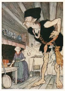 Fee Fi Fo Fum I Smell the Blood of an Englishman 1927 Arthur Rackham