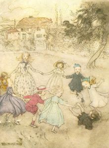 Ring a Ring O Roses 1912 Arthur Rackham