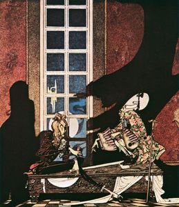 Kay Nielsen â Your SoulâMy Soul They Kept Saying in Hollow Tones According As They Won or Lost John and the Ghosts From Kay Nielsen