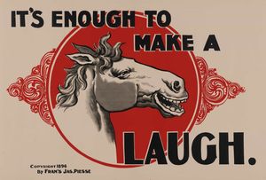 Laughing Horse Francis James Piesse 1896