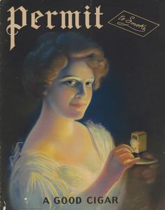 Vintage Advertisement of Cigars in the Public Domain