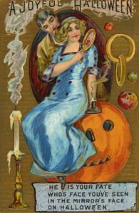 Vintage Halloween Illustration a Joyful Halloween
