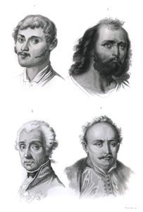 Vintage Portrait Illustrations of Various Races 1