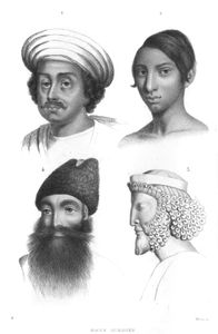 Vintage Portrait Illustrations of Various Races 2
