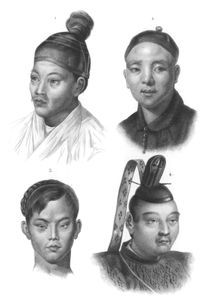 Vintage Portrait Illustrations of Various Races 19
