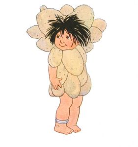 Cactus Vintage Fairytale Illustration