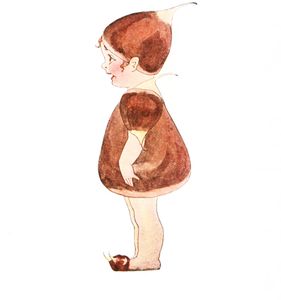 Chestnut Vintage Fairytale Illustration