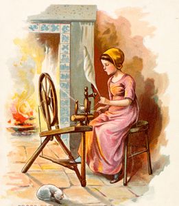 Cross Patch Nursery Rhyme Illustration