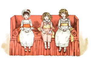 First Arrivals Girls on a Couch