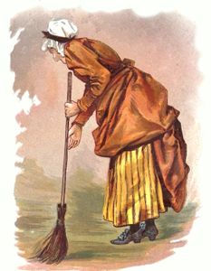 Old Woman Finds a Siver Six Pence Nursery Rhymes