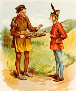 Simple Simon Nursery Rhyme Illustration