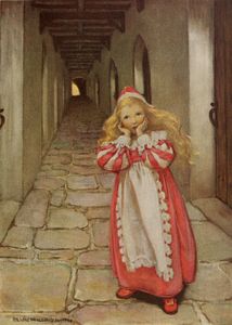 She Ran for Some Distnace Afraid