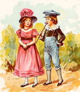 Tommy Snooks Nursery Rhyme Illustration