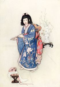 Kimono with Flute